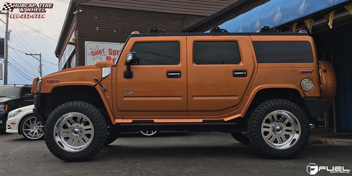 vehicle gallery/hummer h2 fuel forged ff08 22X12  Polished or Custom Painted wheels and rims