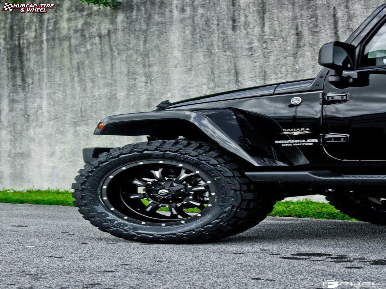 Jeep Wrangler Fuel Krank D517 Wheels Matte Black & Milled