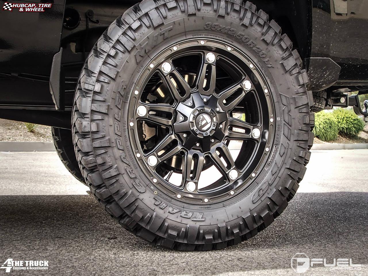 Chevrolet Silverado 1500 Fuel Hostage D531 Wheels Matte Black