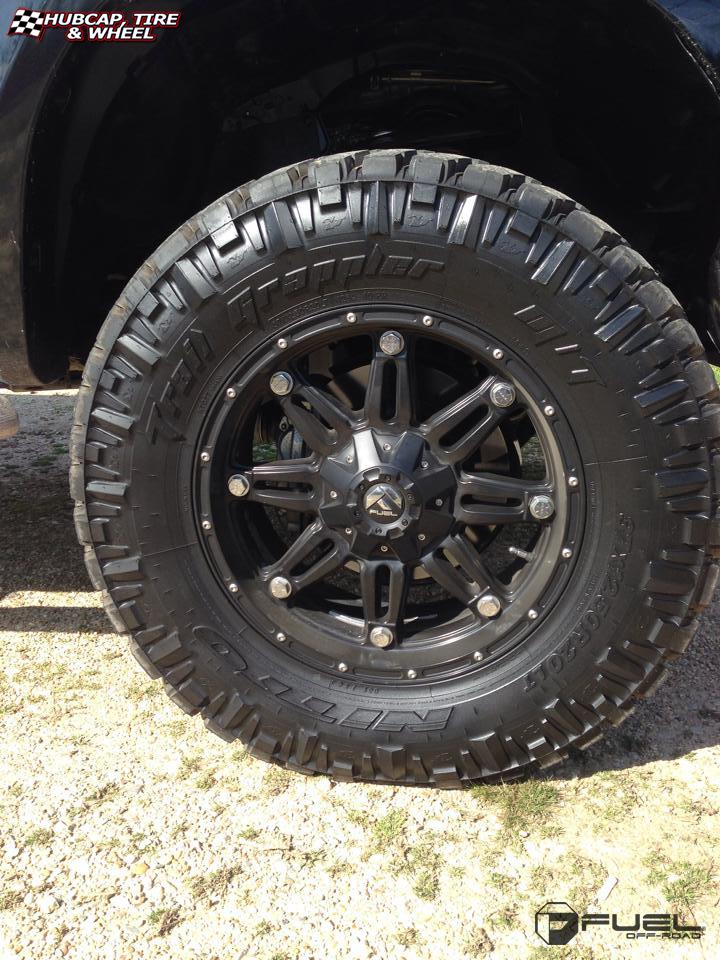 Toyota Tundra Fuel Hostage D531 Wheels Matte Black