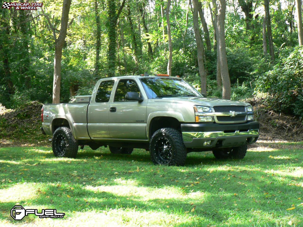 Chevrolet Silverado 2500 HD Fuel Krank D517 Wheels Matte Black & Milled