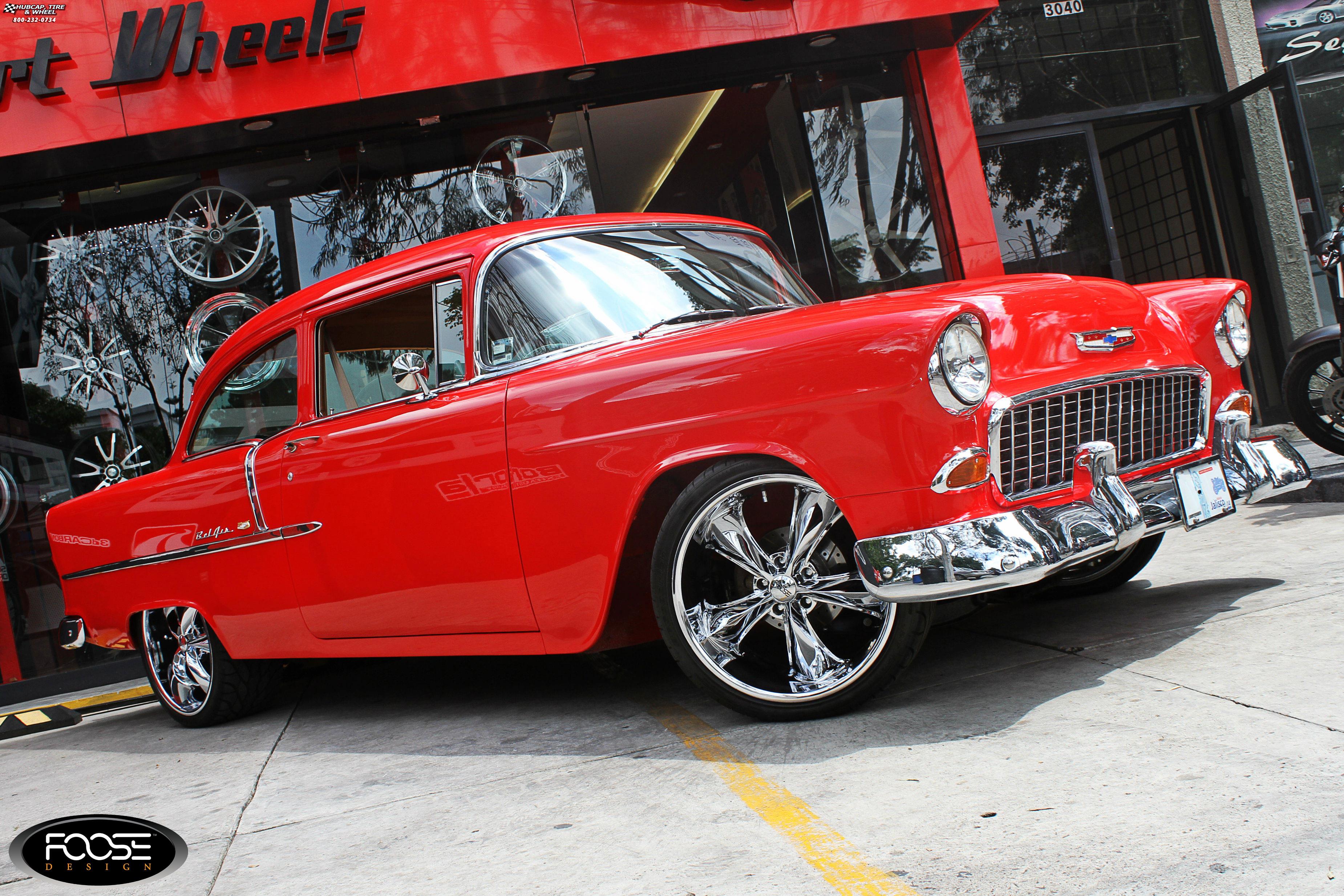 vehicle gallery/1955 chevrolet bel air foose legend f105 20X9  Chrome wheels and rims