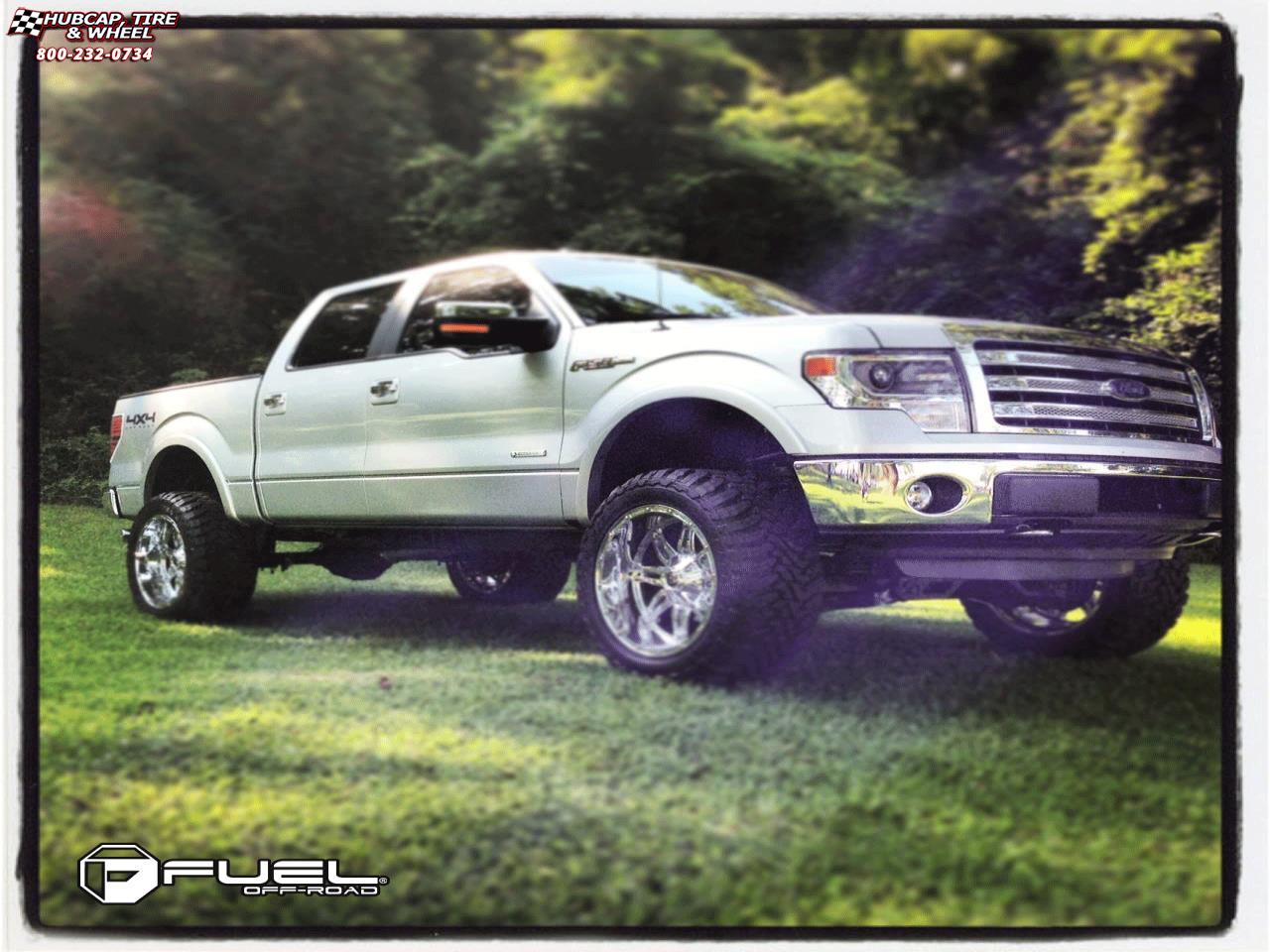 vehicle gallery/ford f 150 fuel hostage d530 22X11  Chrome wheels and rims