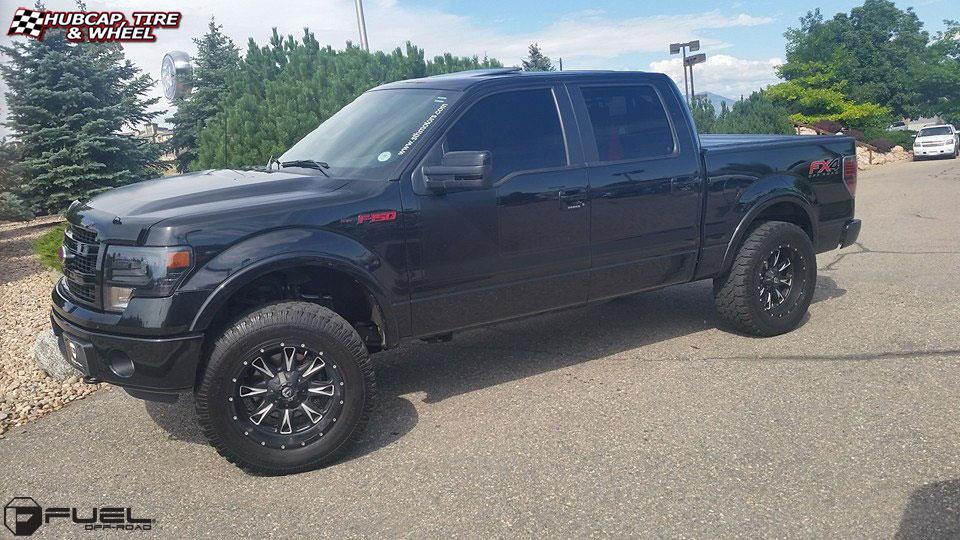 Ford F150 Fuel Throttle D513 Wheels Matte Black & Milled