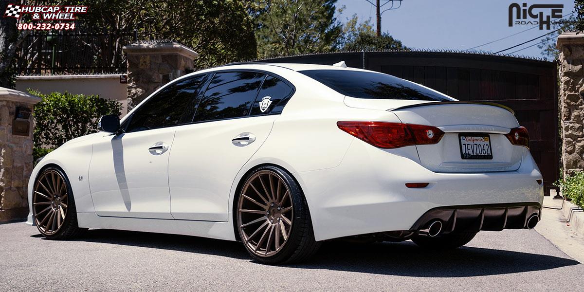 Infiniti Q50 Niche Form M158 Wheels Bronze