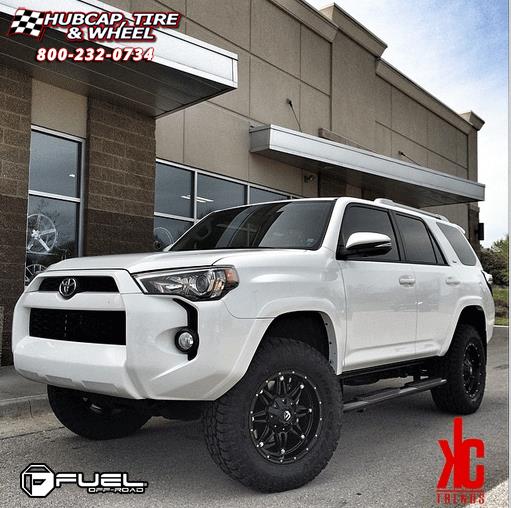 vehicle gallery/toyota 4 runner fuel hostage d531 0X0  Matte Black wheels and rims