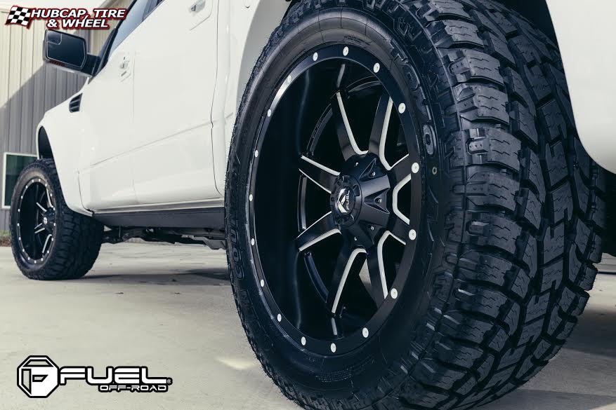 Isuzu DMax Fuel Maverick D538 Wheels Black & Milled