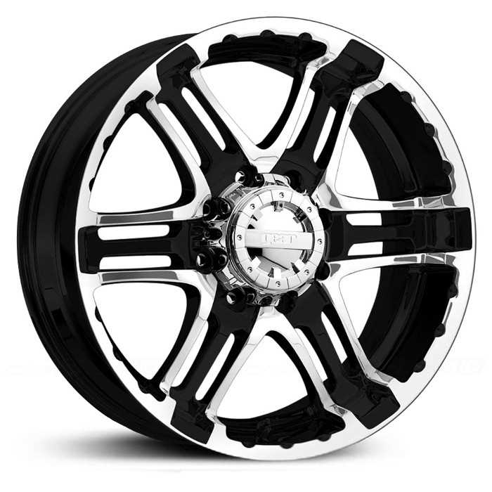 20x9 Gear Alloy Double Pump 713MB Machined / Black Accents HPO
