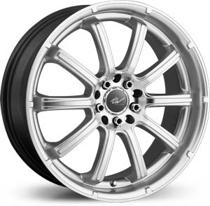 16x7.5 ICW Taboo Silver / Machined HPO