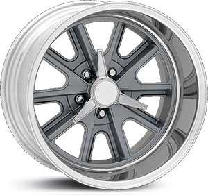 17x9.5 American Racing Hot Rod VN427 Shelby Cobra Painted Center / Polished Rim MID