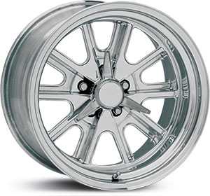 18x9.5 American Racing Hot Rod VN427 Shelby Cobra Polished MID
