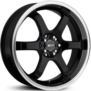 18x7.5 MSR 065 Black RWD