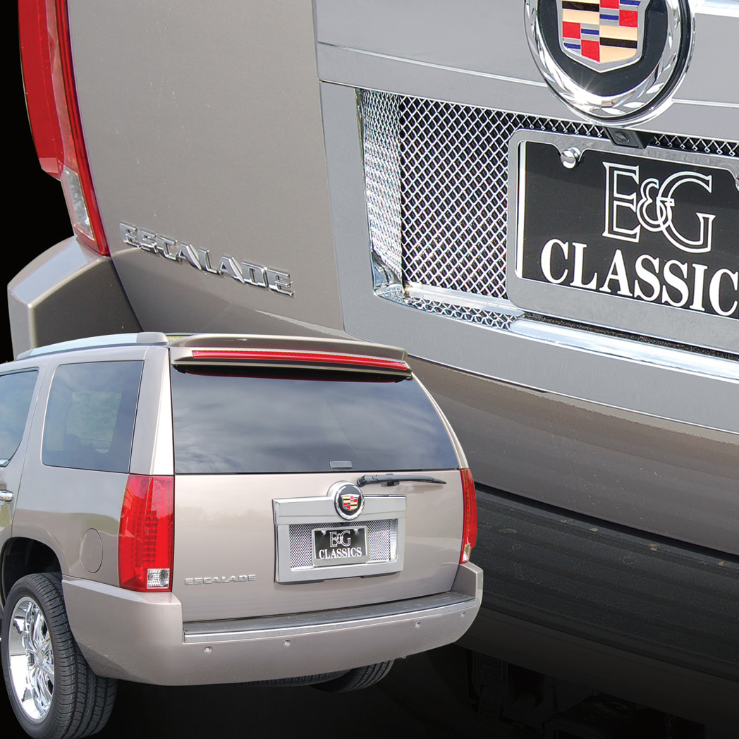 E&G Classics 20072014 Cadillac Escalade Accessories Rear Tag Surround
