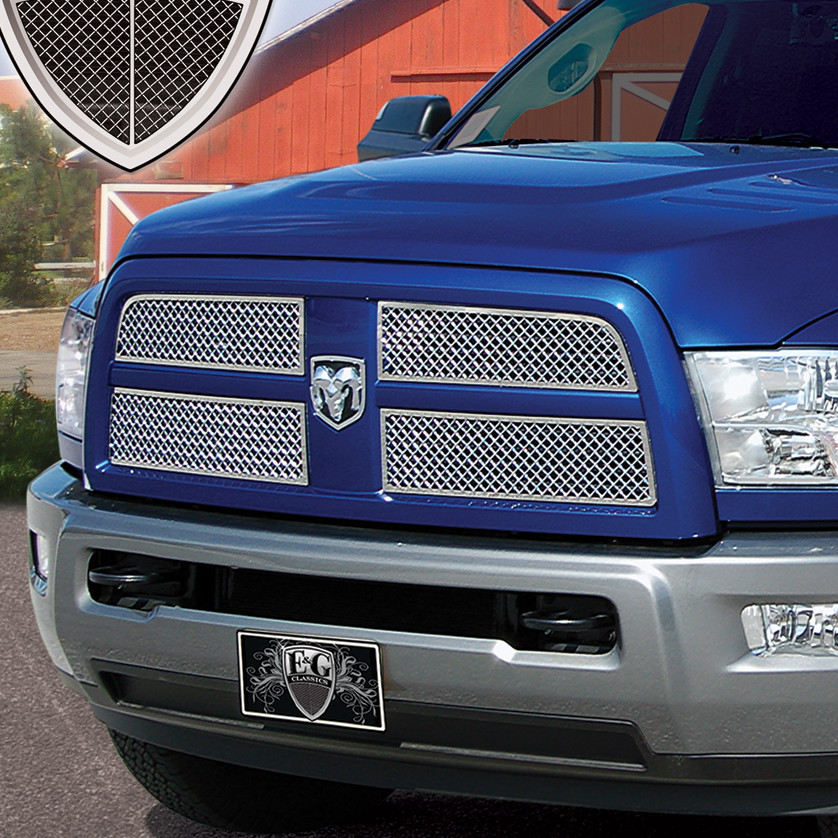 E&G Classics 20102012 Dodge Ram 2500 / 3500 Grille 4 Pc Upper Heavy Mesh 1123010410