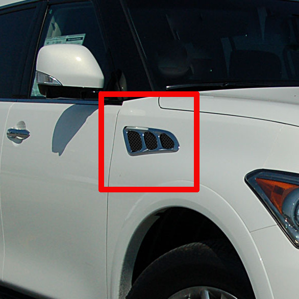 E&G Classics 20112016 Infiniti QX56 / QX80 Grille 6 Pc Super Black Ice