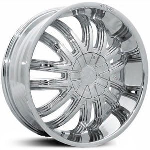 24x9.5 Starr Aeron 407 Chrome RWD