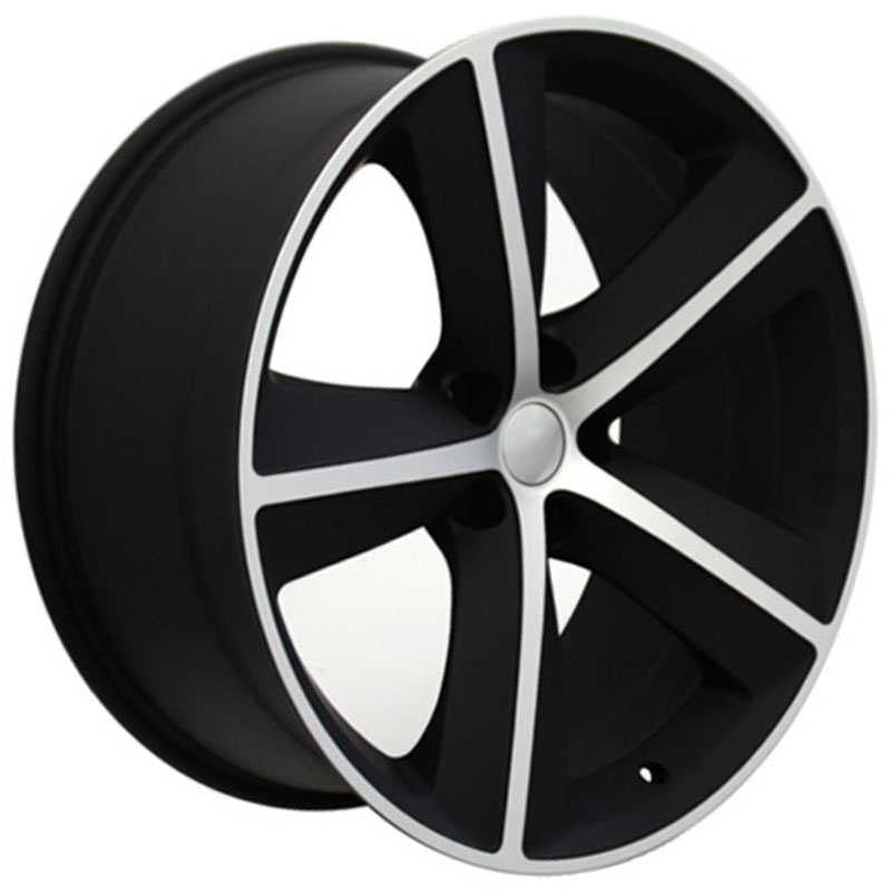 Dodge Challenger SRT Style (DG05)  Wheels Matte Black w/Machined Face