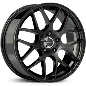 18x8 Ruff Racing R356 Flat Black HPO