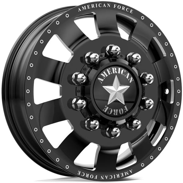American Force Dually BOLT  Wheels Black & Milled