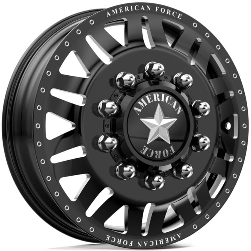 American Force Dually LIBERTY  Wheels Black Flat-Solid