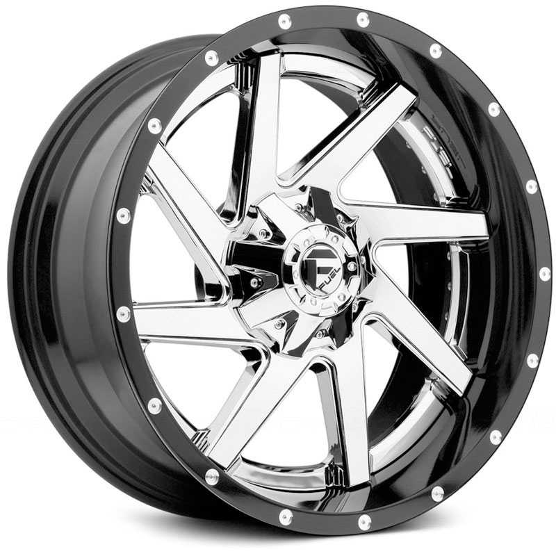 22x10 Fuel Offroad D263 Renegade Two Piece Chrome RWD
