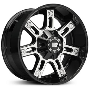 20X9.0 RBP 97-R Glossy Black & Machined RWD