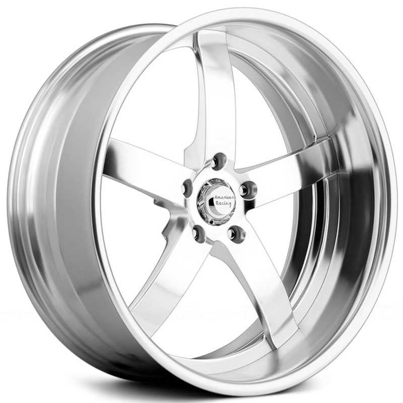 17x10 American Racing Vintage Forged VF495 High Luster Polished REV