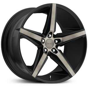 20x10 Dub S119 Lace Black Machined HPO