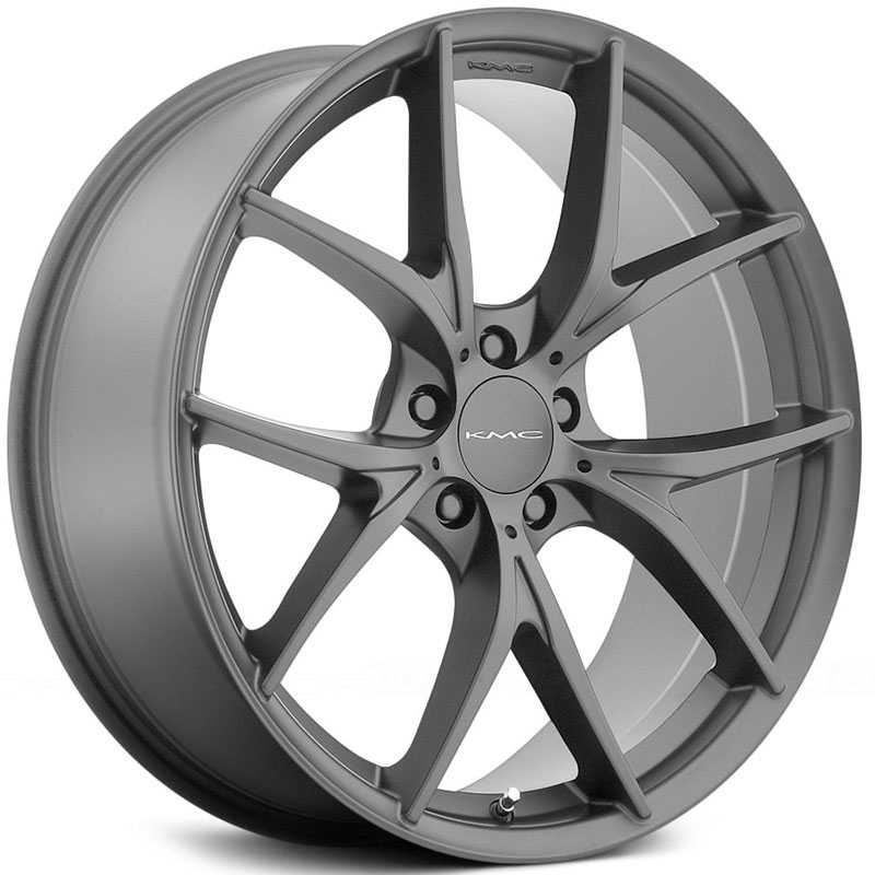 20x9.5 KMC KM694 Wishbone Satin Black HPO