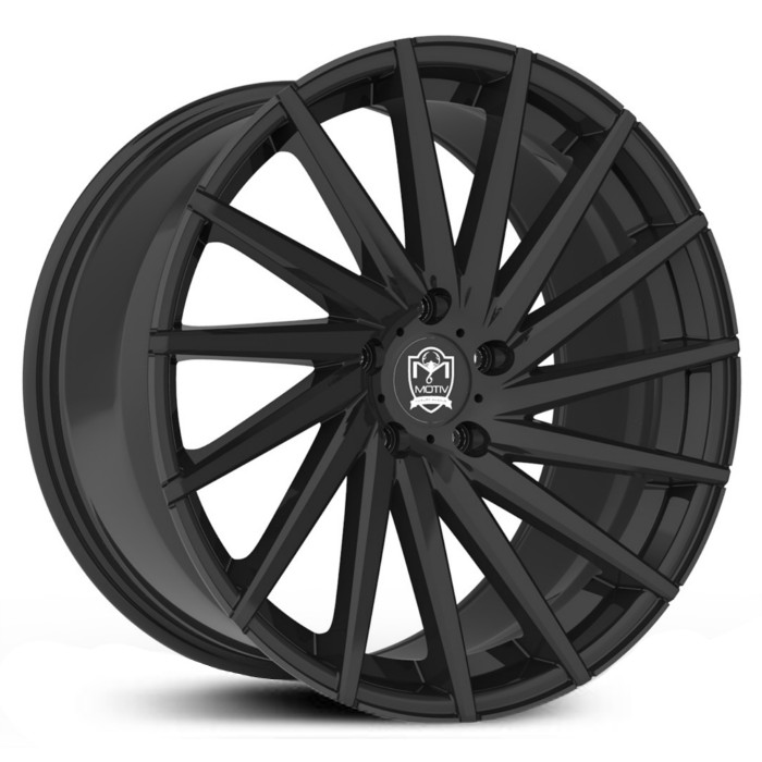 20x8.5 Motiv Wheels Montage 417B Satin Black HPO