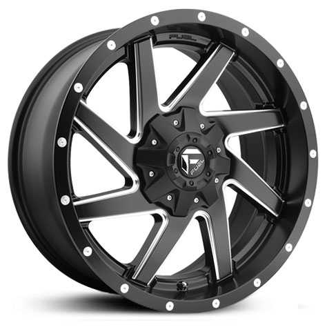 Fuel D594 Renegade  Wheels Black & Milled
