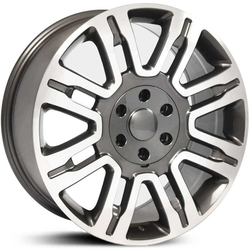 Fits Ford Expedition Style (FR98)  Wheels Gunmetal Machined Face