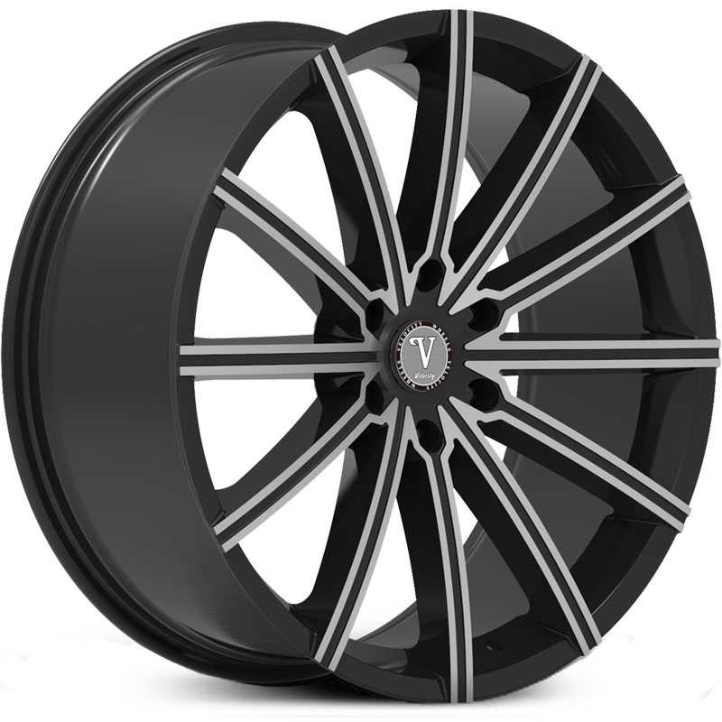 Velocity VW-23B  Wheels Black Milled