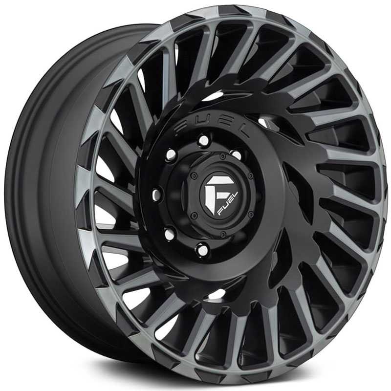 Fuel D683 Cyclone  Wheels Matte Machined Double Dark Tint