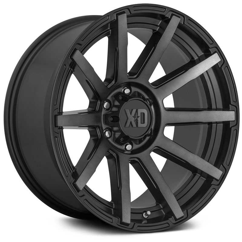 XD Series XD847 Outbreak  Wheels Gloss Black Milled