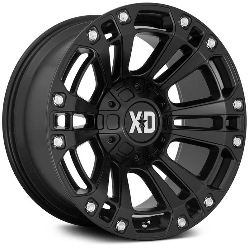 XD Series XD851 Monster 3  Wheels Satin Black