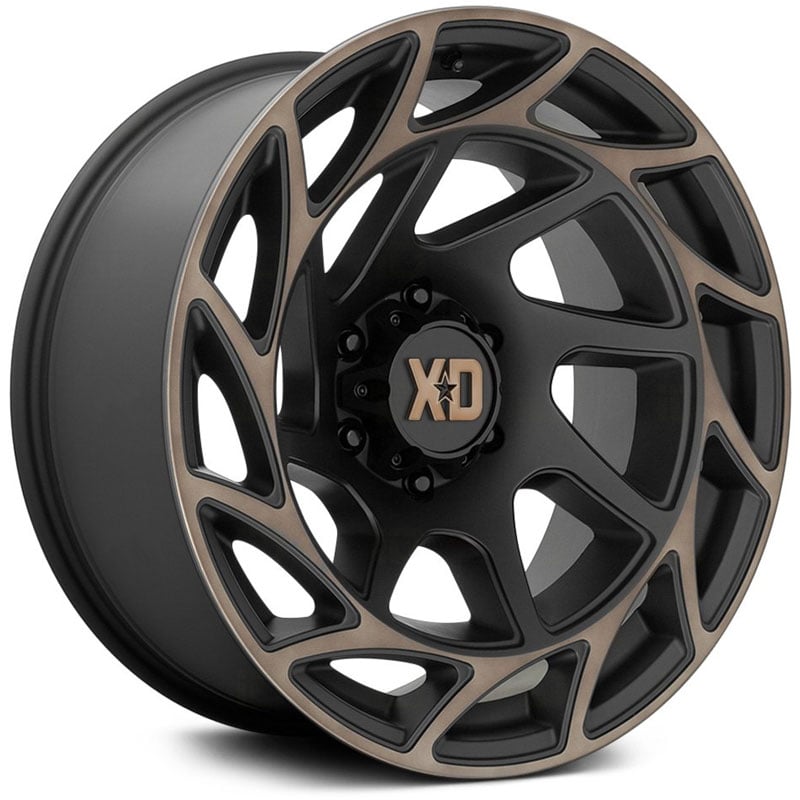 XD Series XD860 Onslaught  Wheels Satin Black w/ Bronze Tint