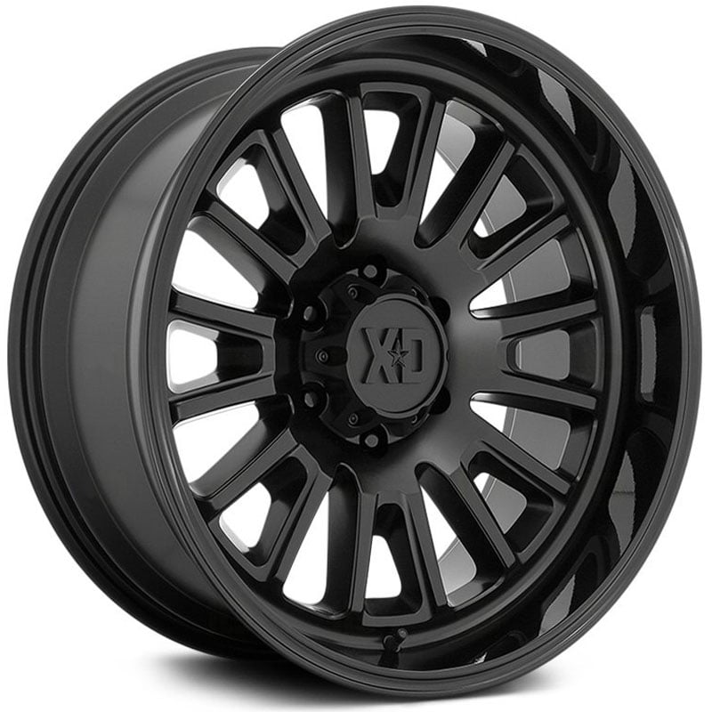 XD Series XD864 Rover  Wheels Satin Black w/ Gloss Black Lip