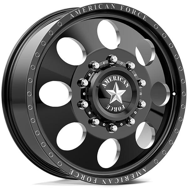 American Force Dually DB01 Radial  Wheels Black Front