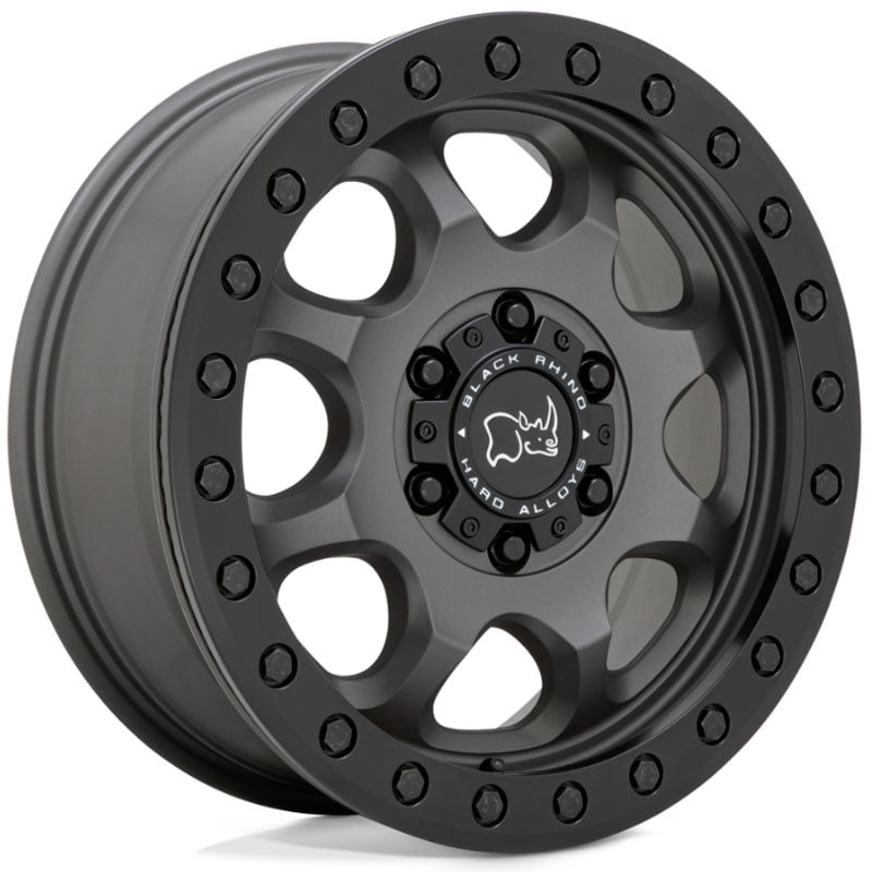 Black Rhino Venture Beadlock  Wheels Matte Gunmetal