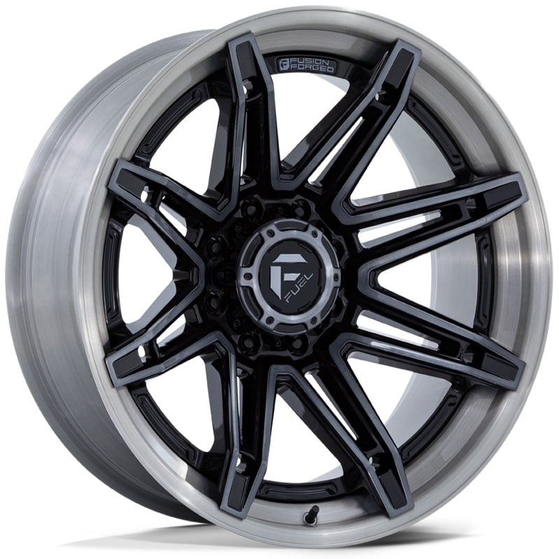 Fuel FC401 Brawl  Wheels Gloss Black Brushed Dark Tint