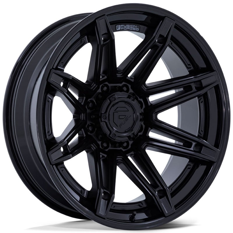 Fuel FC401 Brawl  Wheels Matte Black w/ Gloss Lip