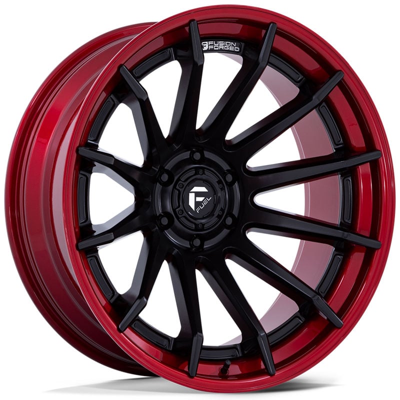 Fuel FC403 Burn  Wheels Matte Black w/ Candy Red