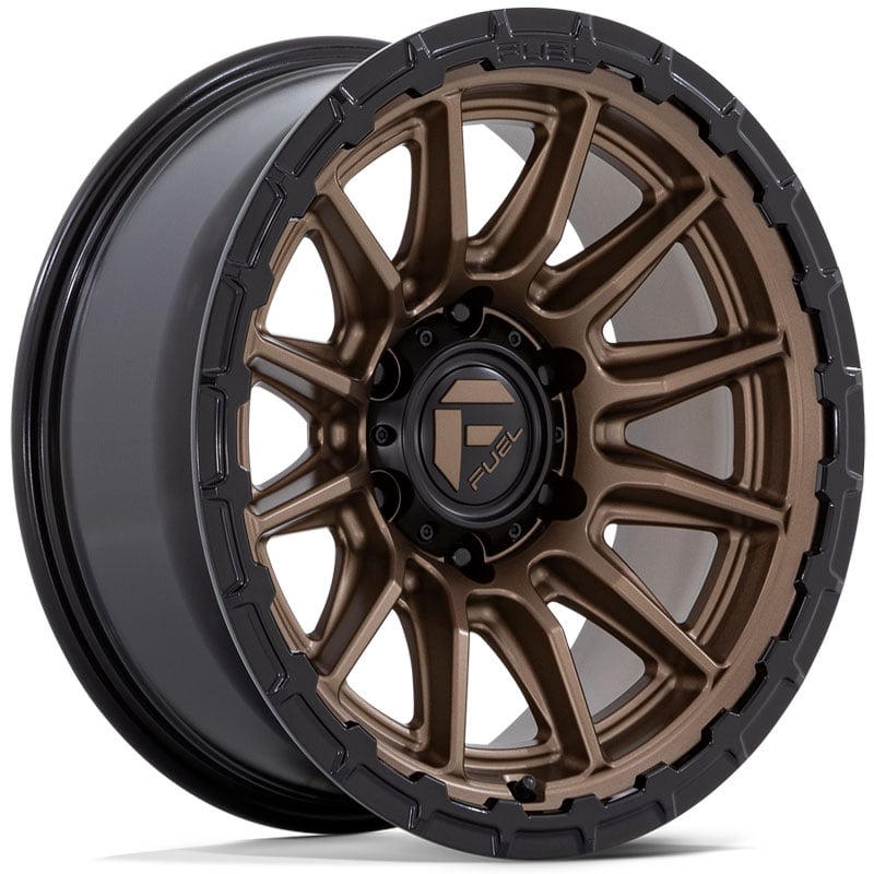 Fuel FC866 Piston  Wheels Matte Bronze w/ Gloss Black Lip