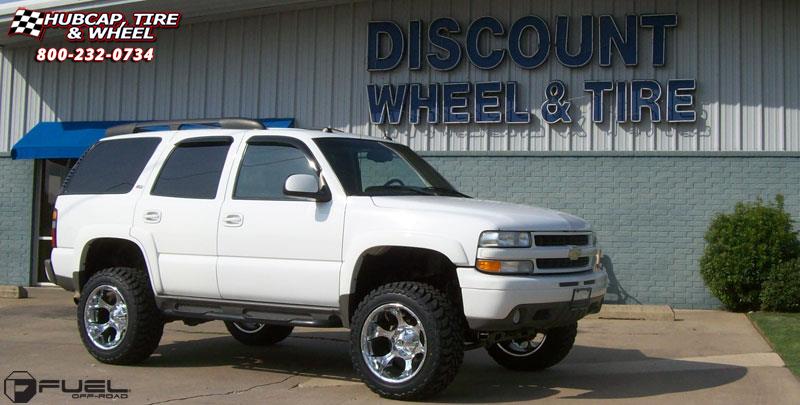 vehicle gallery/chevrolet tahoe fuel dune d522 20X12  Chrome wheels and rims