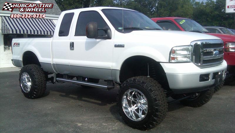 vehicle gallery/ford f 250 fuel hostage d530 0X0  Chrome wheels and rims