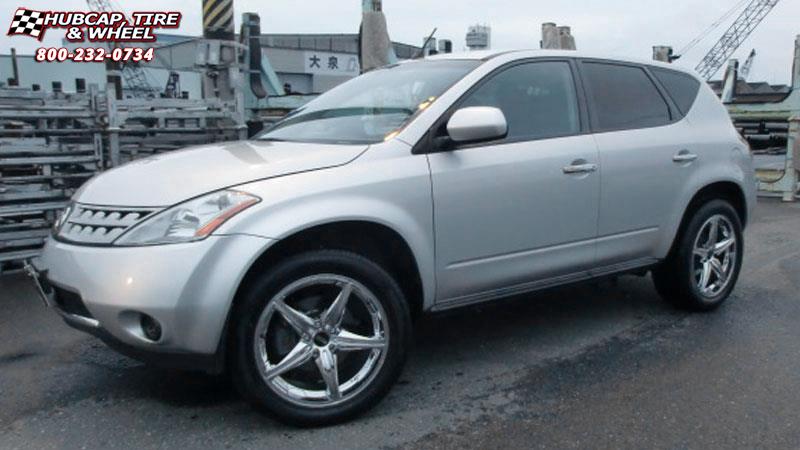 vehicle gallery/2006 nissan murano foose speed f136  Chrome wheels and rims