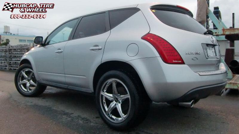 vehicle gallery/2006 nissan murano foose speed f136  Chrome wheels and rims