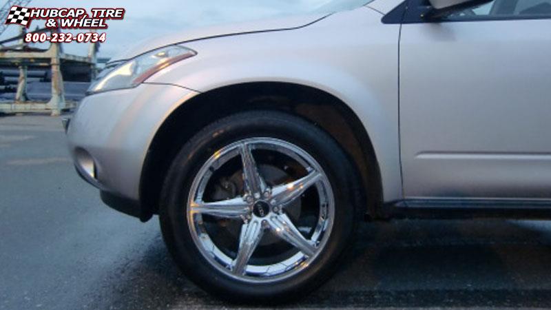 vehicle gallery/2006 nissan murano foose speed f136  Chrome wheels and rims