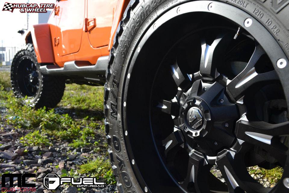 vehicle gallery/jeep wrangler fuel krank d517 0X0  Matte Black & Milled wheels and rims